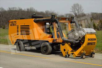  車載式路面拋丸機